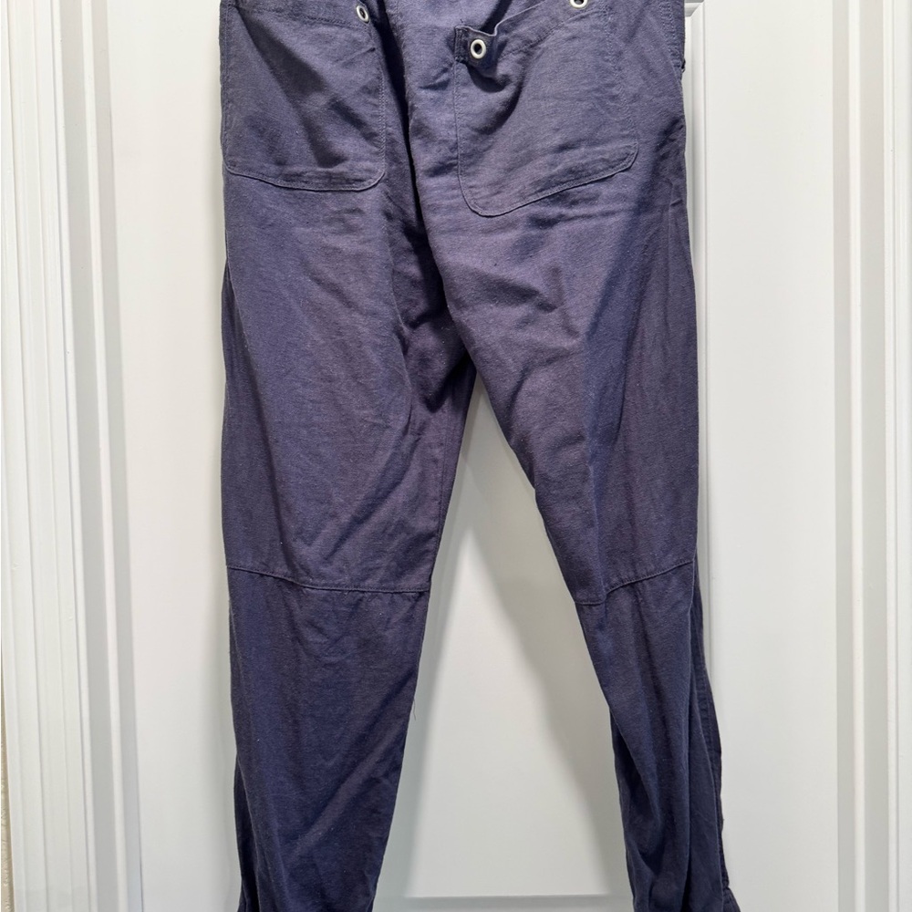 Sanctuary Dark Blue Linen Pants